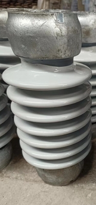 Kekuatan Tinggi ANSI TR-208 Solid Core Station Post Insulator Abu-abu Muda Mengkilap
