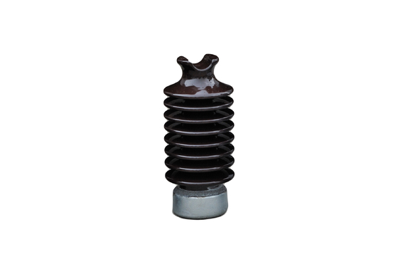 Insulator Pos Garis Horizontal 12.5kN ANSI 57-3S Mengkilap