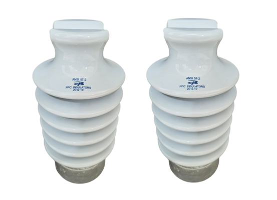 C-120 Porcelain Electrical Insulator ANSI Untuk Distribusi Tenaga
