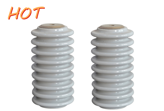 ANSI 13.3kN 14.4kV Porselen Insulator Kebuntuan Tegangan Tinggi