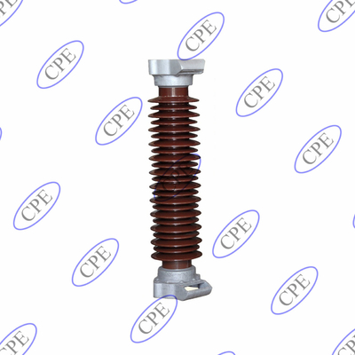 IEC 35KV Porcelain C-120 Lightning Arrester Insulator Untuk Jalur Distribusi