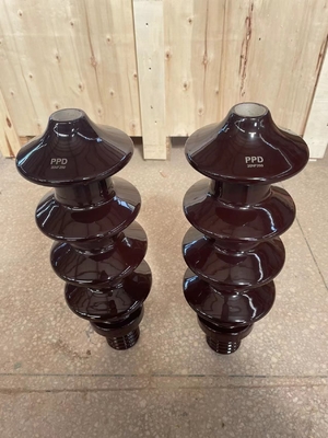 OEM DIN 30NF250 Transformer Porcelain Bushing Bright Brown Glazed