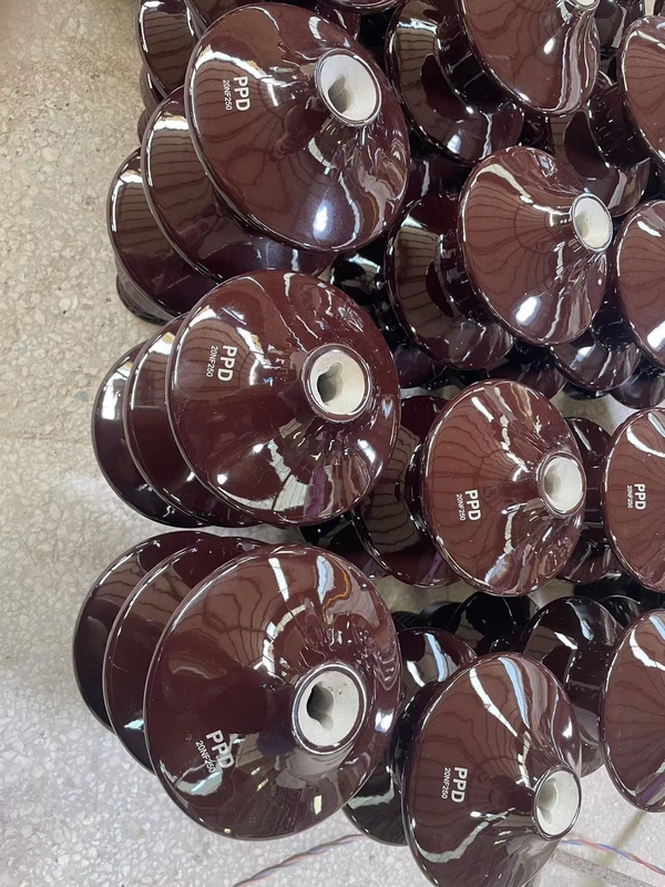 20NF250 Brown Glazed Porcelain Bushing Untuk Trafo Distribusi Jenis Minyak
