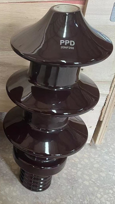 20NF250 Brown Glazed Transformer Porcelain Bushing DIN 42531 Standar OEM
