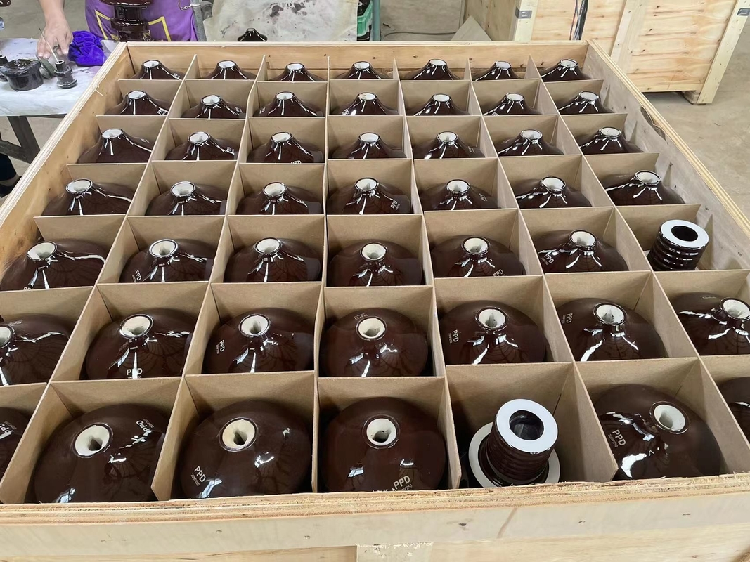 20NF250 Brown Glazed Transformer Porcelain Bushing DIN 42531 Standar OEM