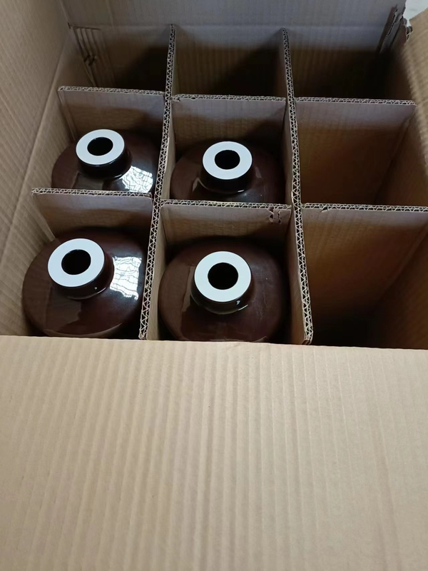 Standar IEC 25.8kV Minyak ASS Porcelain Bushing Brown Glazed OEM