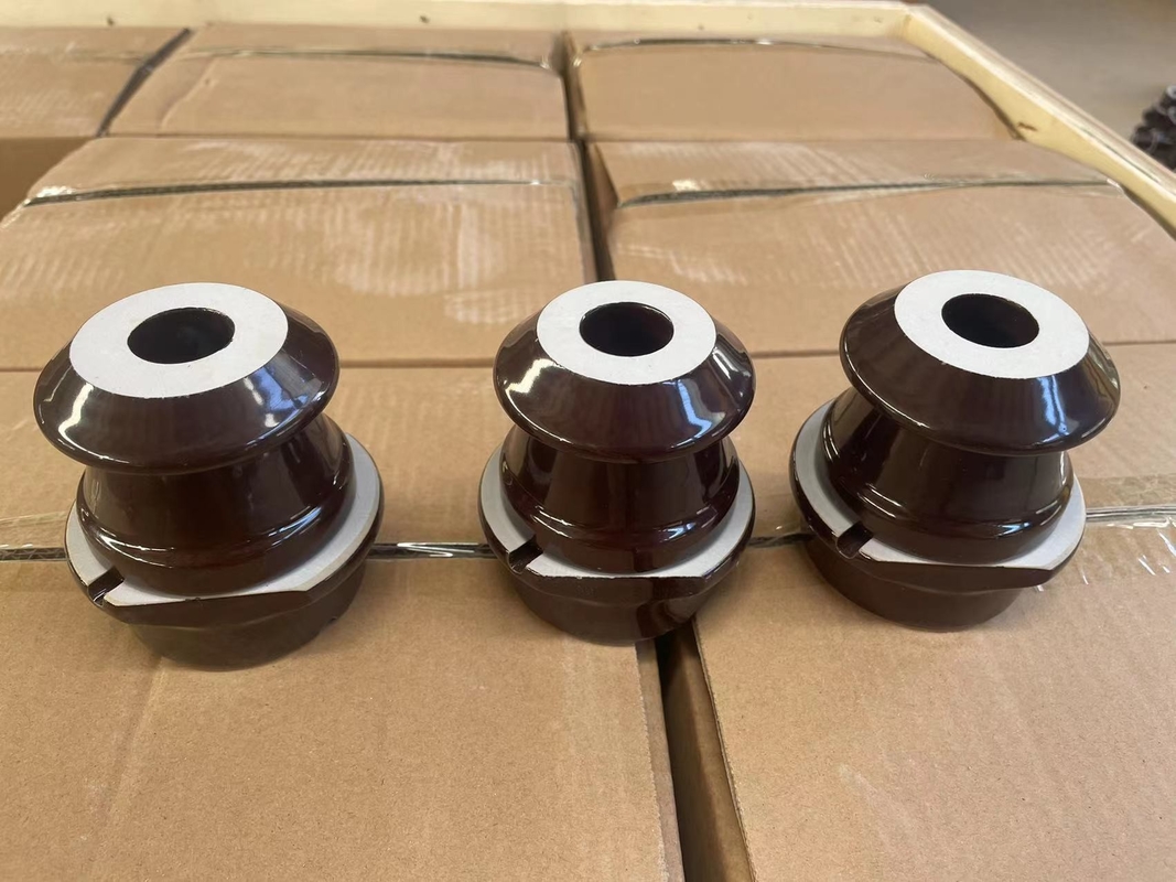 Brown Glazed DT1-630 Transformer Porcelain Bushing insulator Oem Tersedia