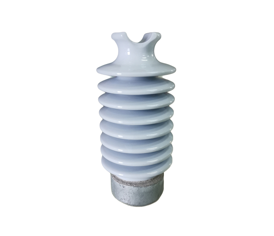 OEM ANSI 57-2 Line Post Insulator Abu-abu Muda