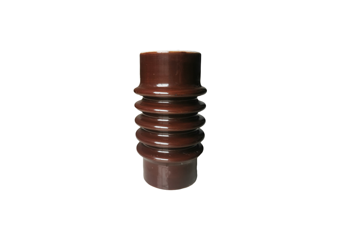 Brown 10kV Insulator Keramik Tegangan Tinggi Untuk Jalur Distribusi