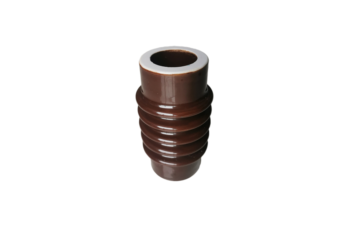 Brown 10kV Insulator Keramik Tegangan Tinggi Untuk Jalur Distribusi