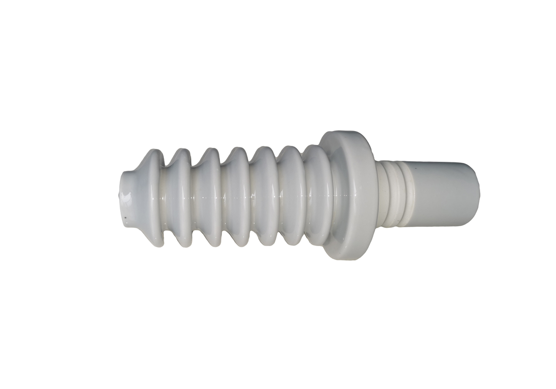 Bagian Bawah Screwed IEC 25kV Transformer Porcelain Bushing