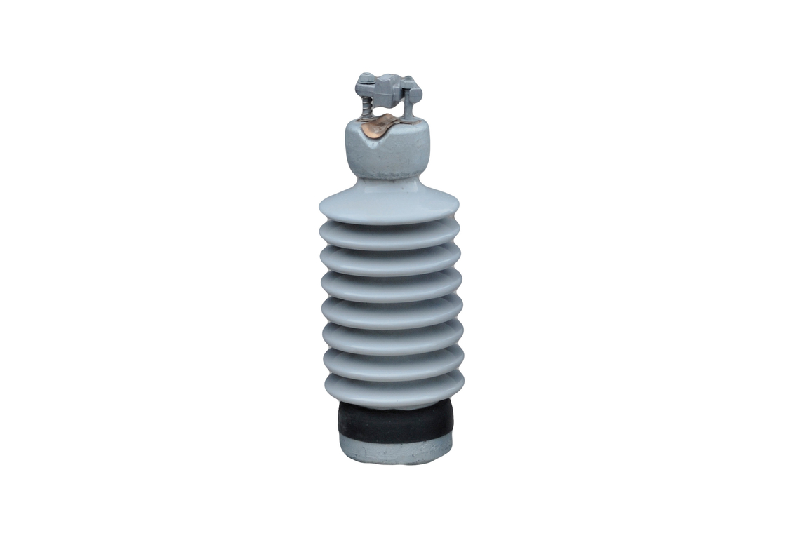 Dasar Logam 12.5kN ANSI 57-24 Porcelain Line Post Insulator