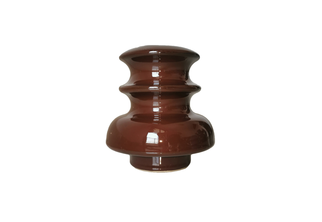 Warna Coklat 24kV ANSI 56-2 Pin Type Porcelain Insulator