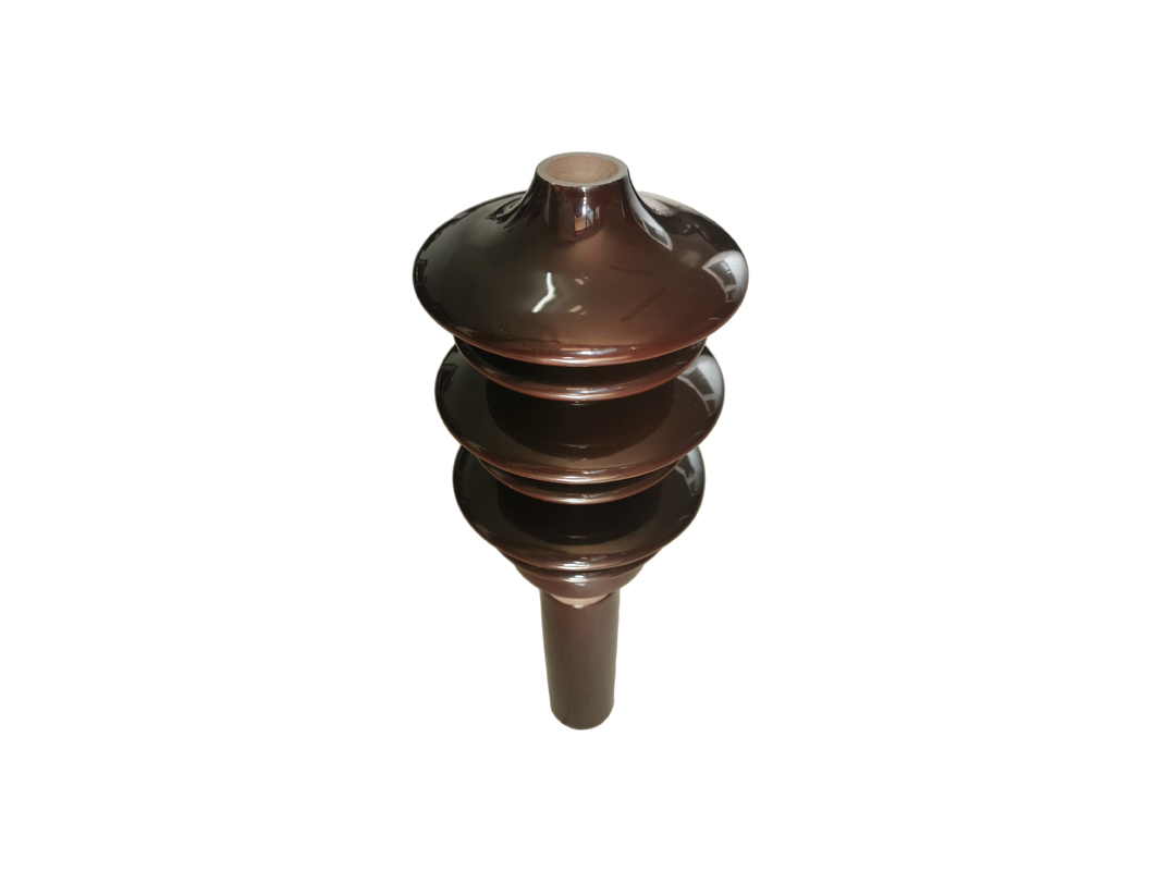 Insulator Saluran Listrik Porselen Coklat 10NF250 Pelanggan