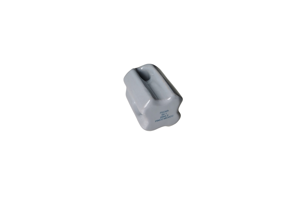 Insulator Porcelain Strain 1.85kg 89kN Glazed Abu-abu Muda