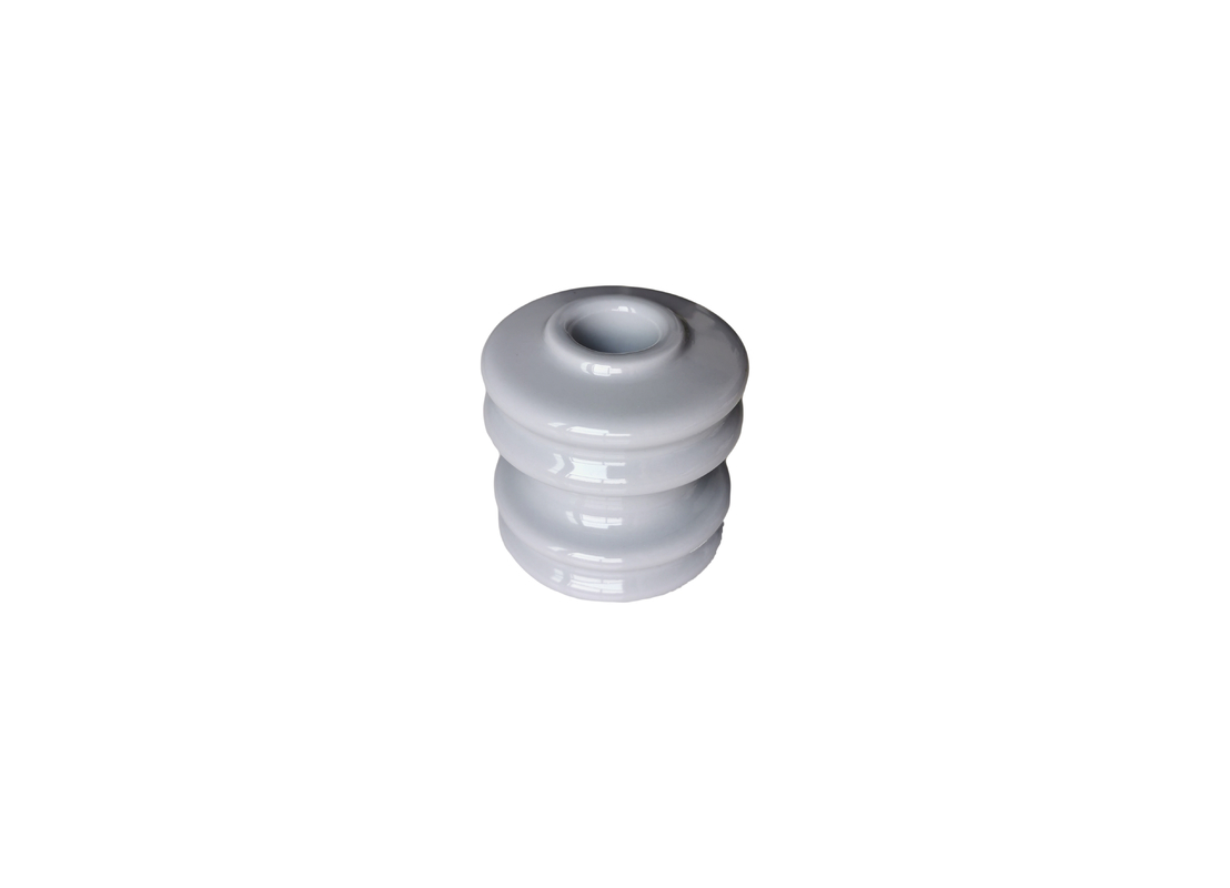 Warna Putih ANSI 53-3 8.9kN Porcelain Spool Insulator