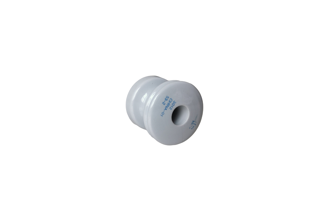 Warna Abu-Abu Muda 18kN ANSI C29.3 Spul Insulator