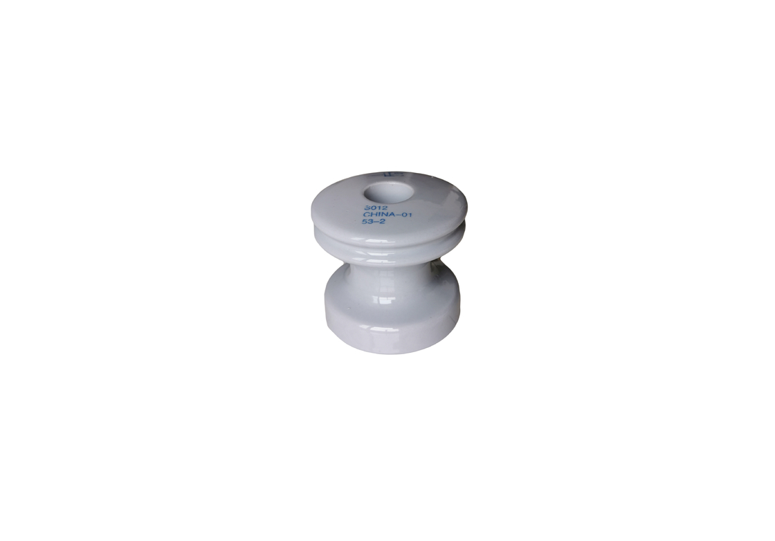 Warna Abu-Abu Muda 18kN ANSI C29.3 Spul Insulator