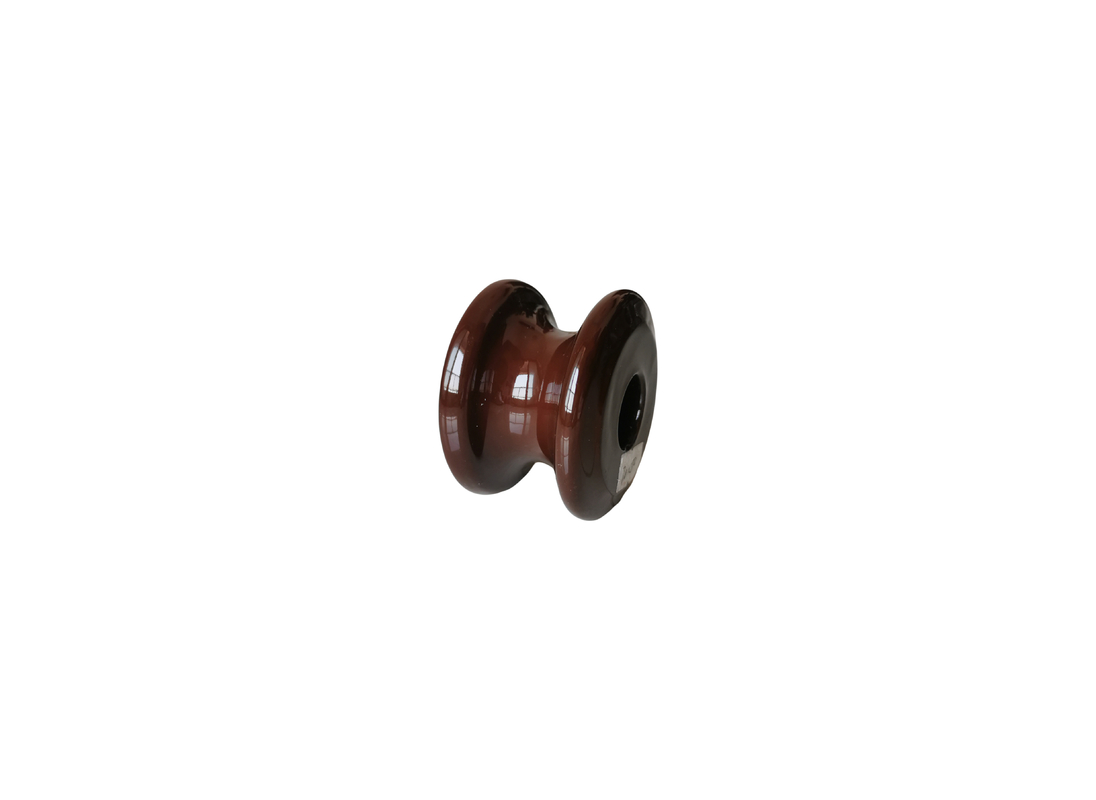Insulator Porcelain Spool 0.5kg 13kN Tarik Tinggi