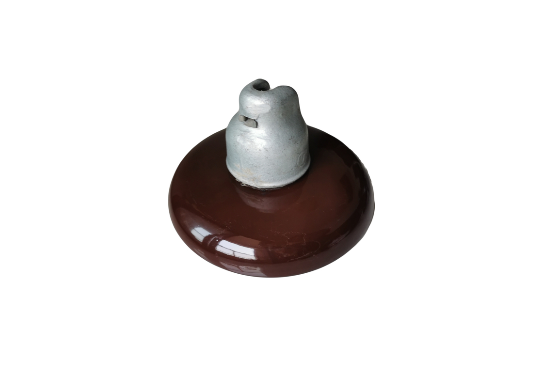 3.5kg ANSI 52-2 Porcelain Suspension Insulator Untuk Saluran Listrik