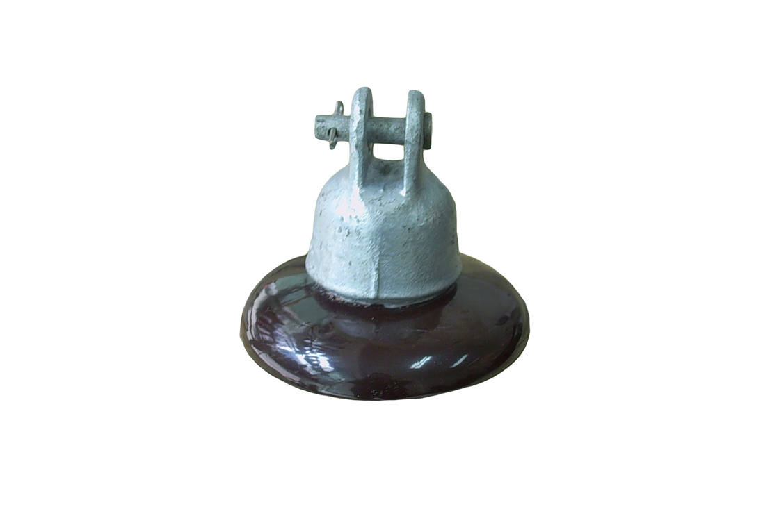 Warna Coklat OEM ANSI 52-4 Porcelain Suspension Insulator