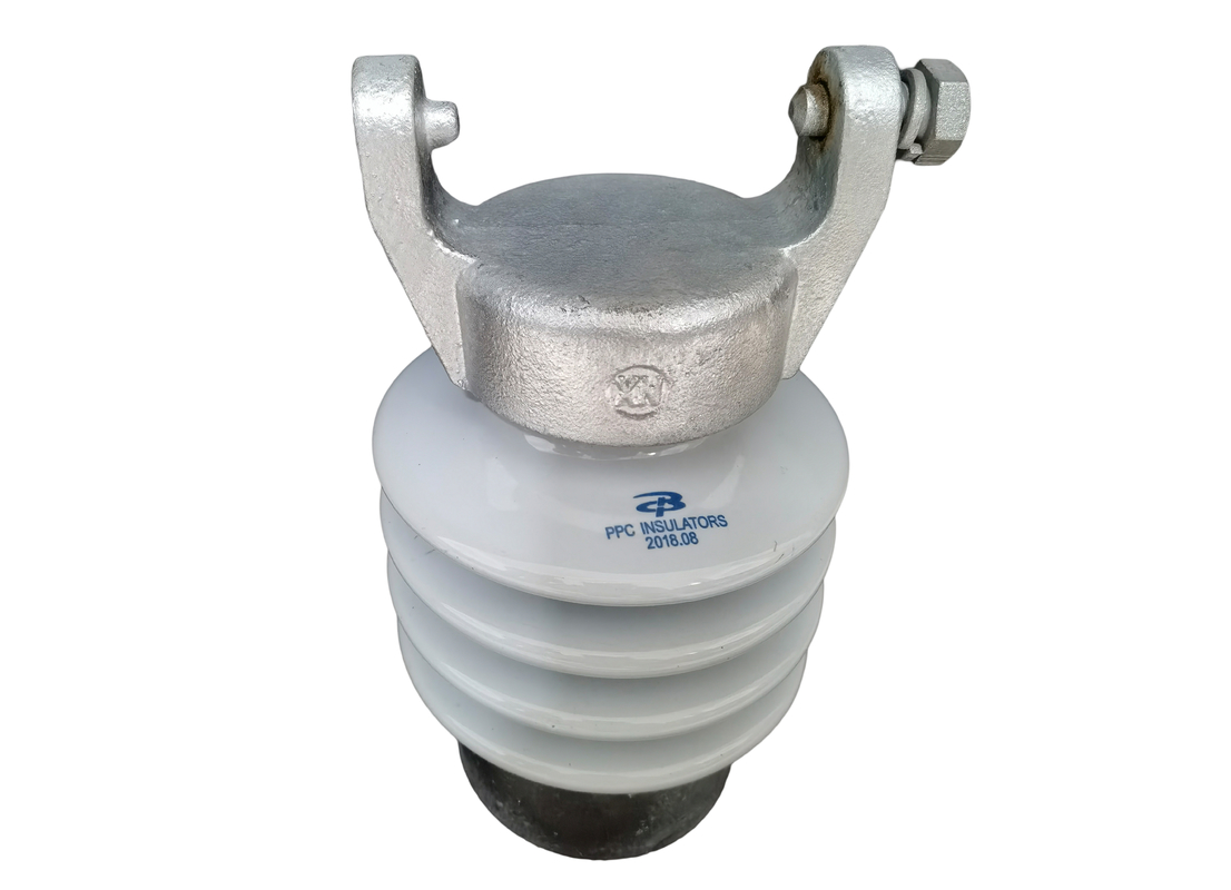 Kekuatan Mekanik Tinggi C-120 Porcelain Line Post Insulator Kerugian rendah