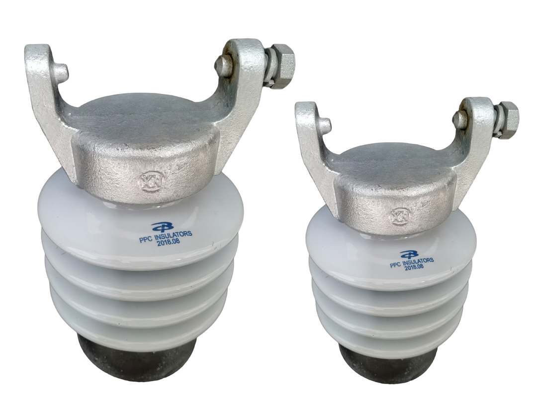 Kekuatan Mekanik Tinggi C-120 Porcelain Line Post Insulator Kerugian rendah