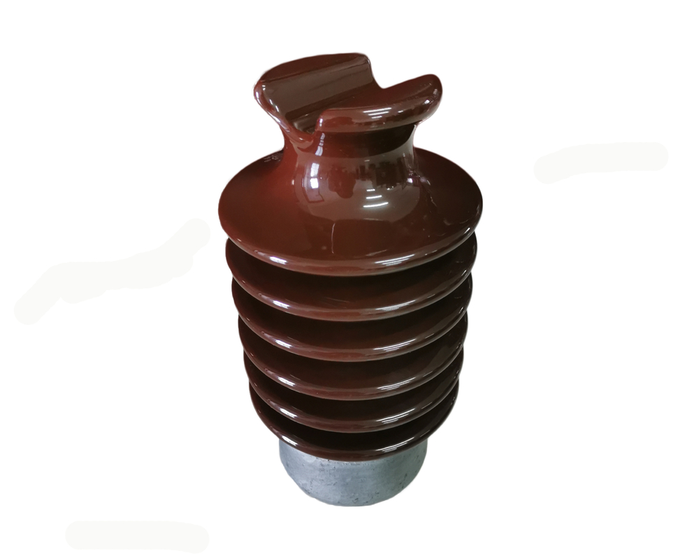 Profesional F Neck ANSI 57-2 305mm tinggi Line Post Porcelain Insulator