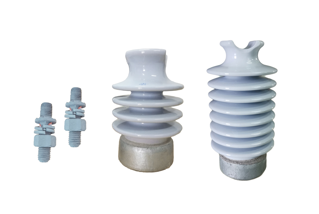 F Neck ANSI 57-1 12.5kN Porcelain C-120 Line Post Insulator