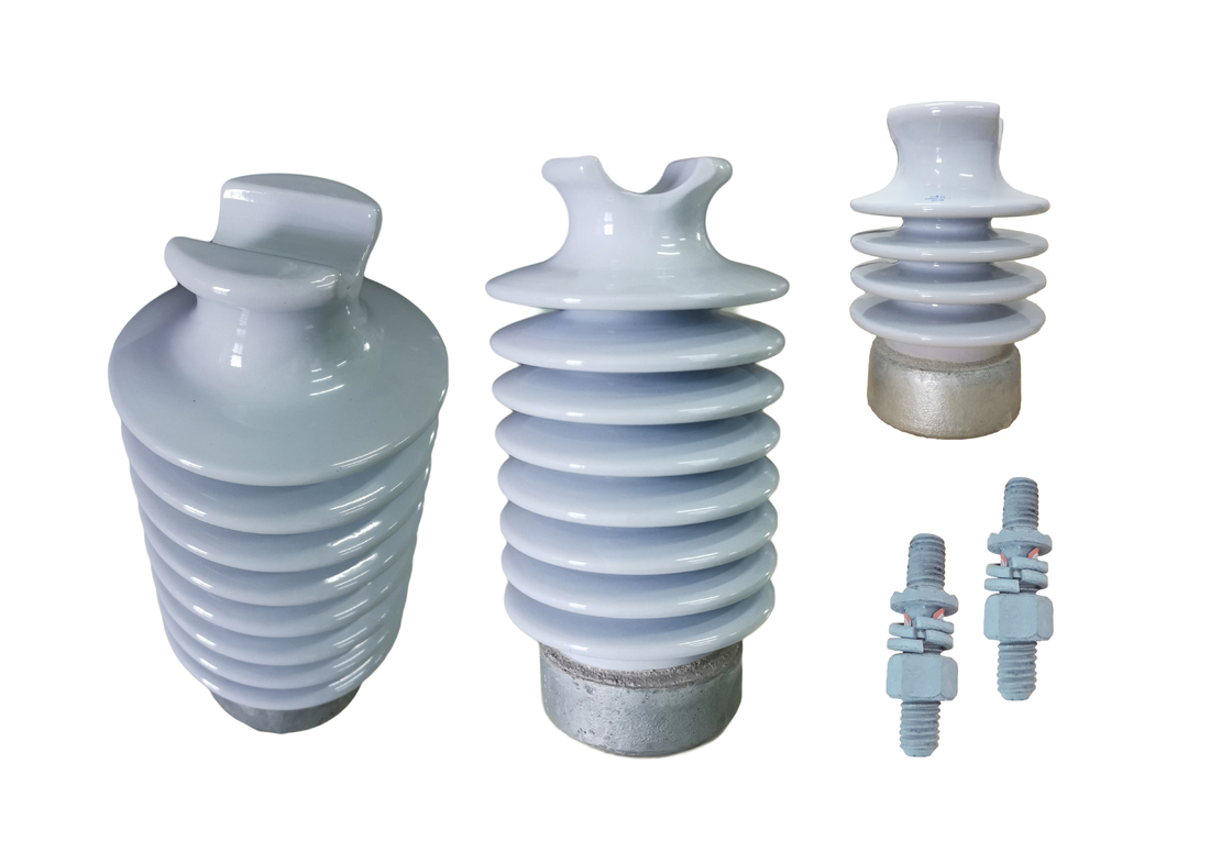 F Neck ANSI 57-1 12.5kN Porcelain C-120 Line Post Insulator