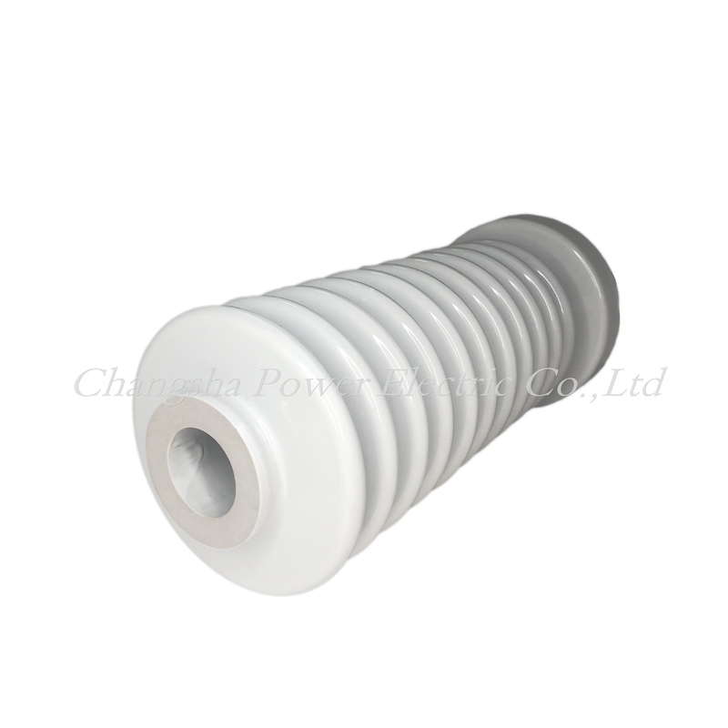 IEC 25.8kv White Glazed Gas Insulated Porcelain Bushing