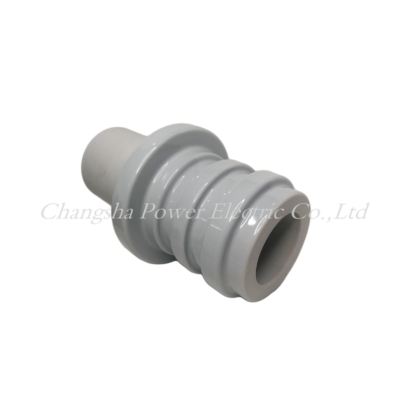 Light Grey Glazed ANSI LV Oil Type Transformer Porcelain Bushing