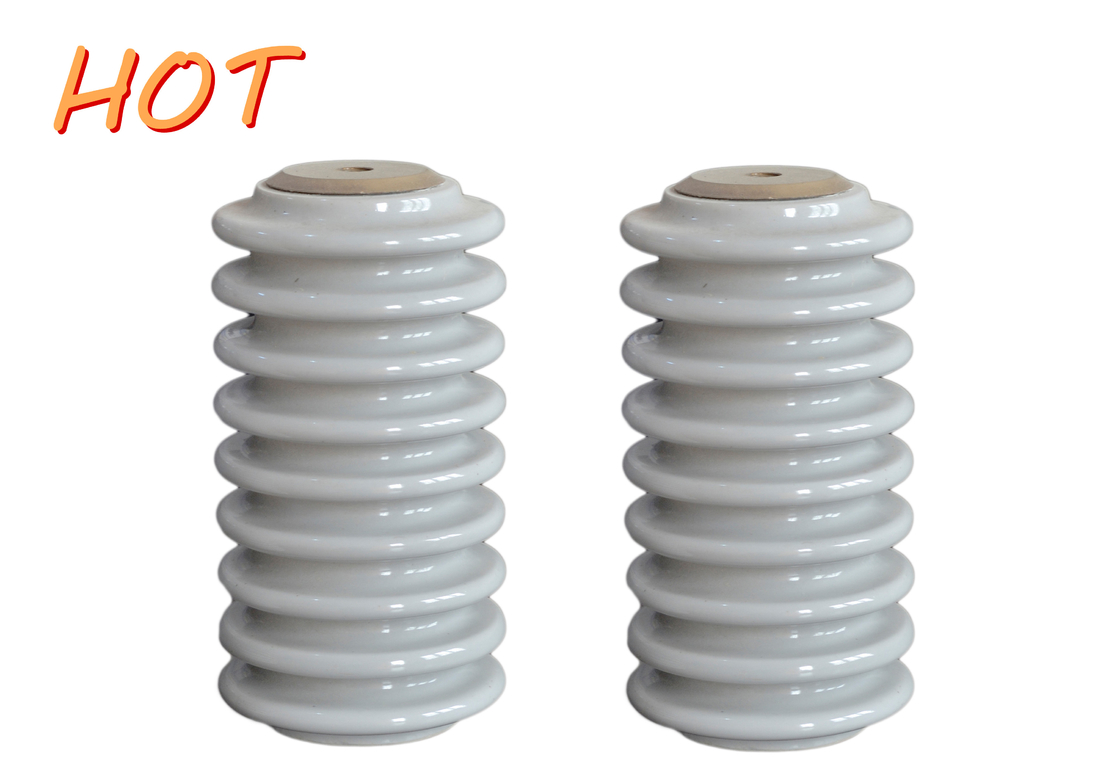 ANSI 13.3kN 14.4kV Porselen Insulator Kebuntuan Tegangan Tinggi