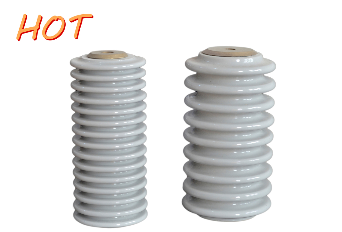 ANSI 13.3kN 14.4kV Porselen Insulator Kebuntuan Tegangan Tinggi