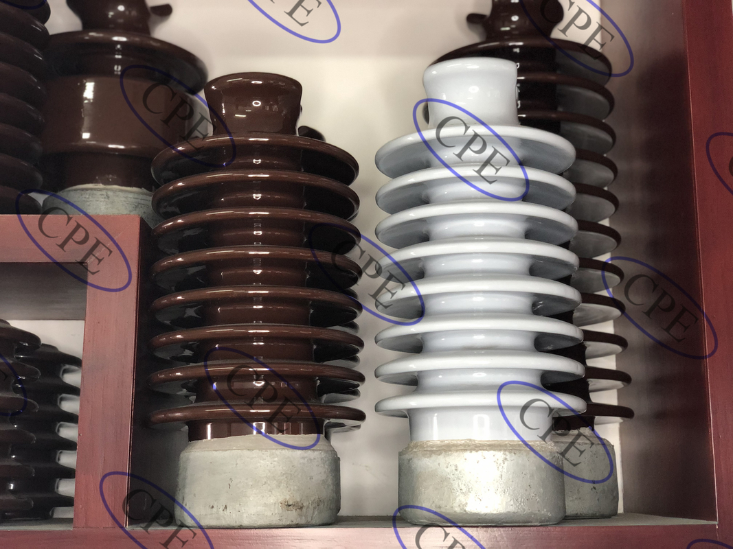 ANSI 57-3 Porselen C-120 Garis Posting F Leher Insulator