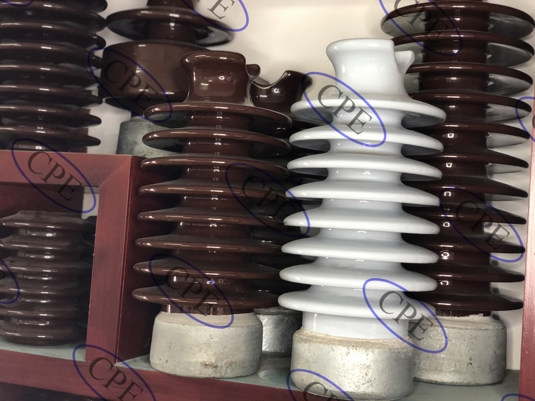 ANSI 57-3 Porselen C-120 Garis Posting F Leher Insulator