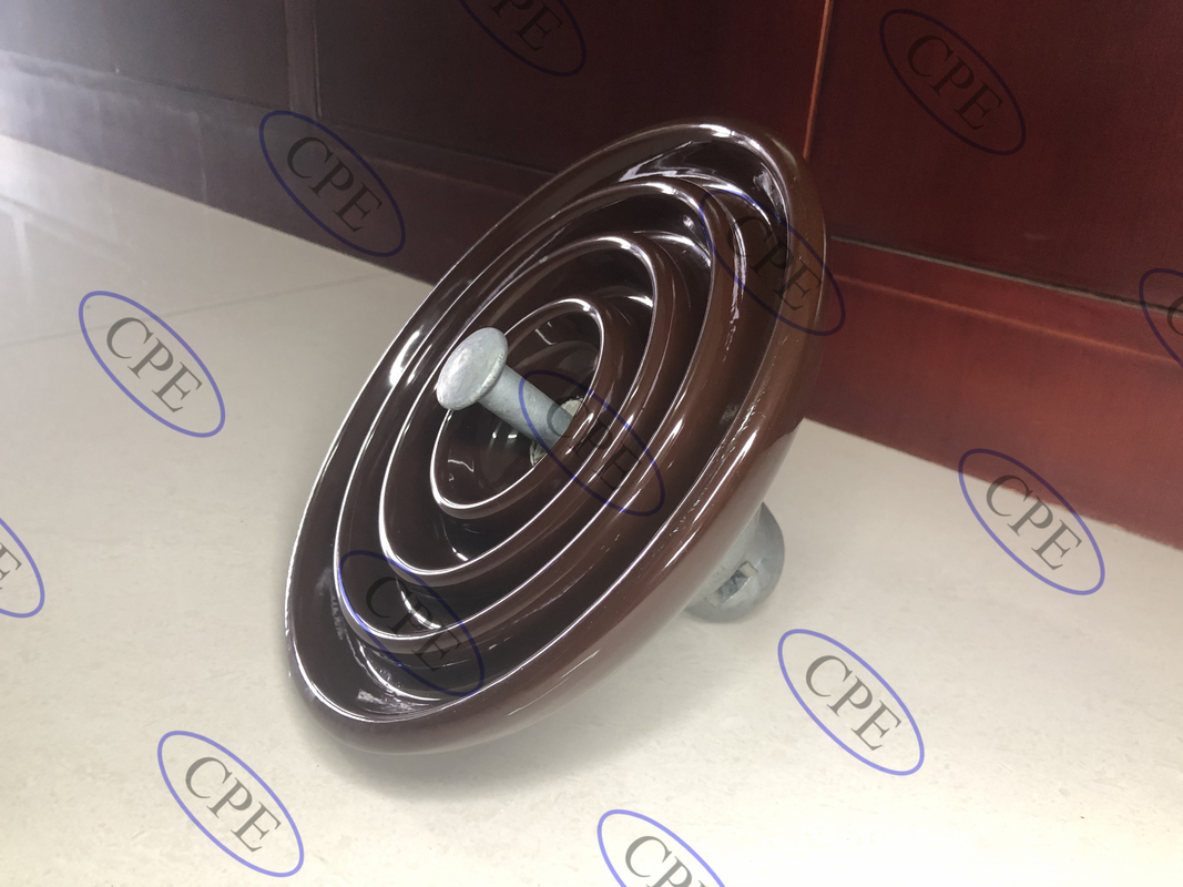 ANSI Brown Porcelain C-110 Suspensi Jenis Insulator