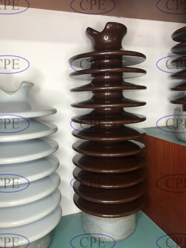 ANSI 57-5L 57-5S Porselen LP Tegangan Tiang Listrik Insulator