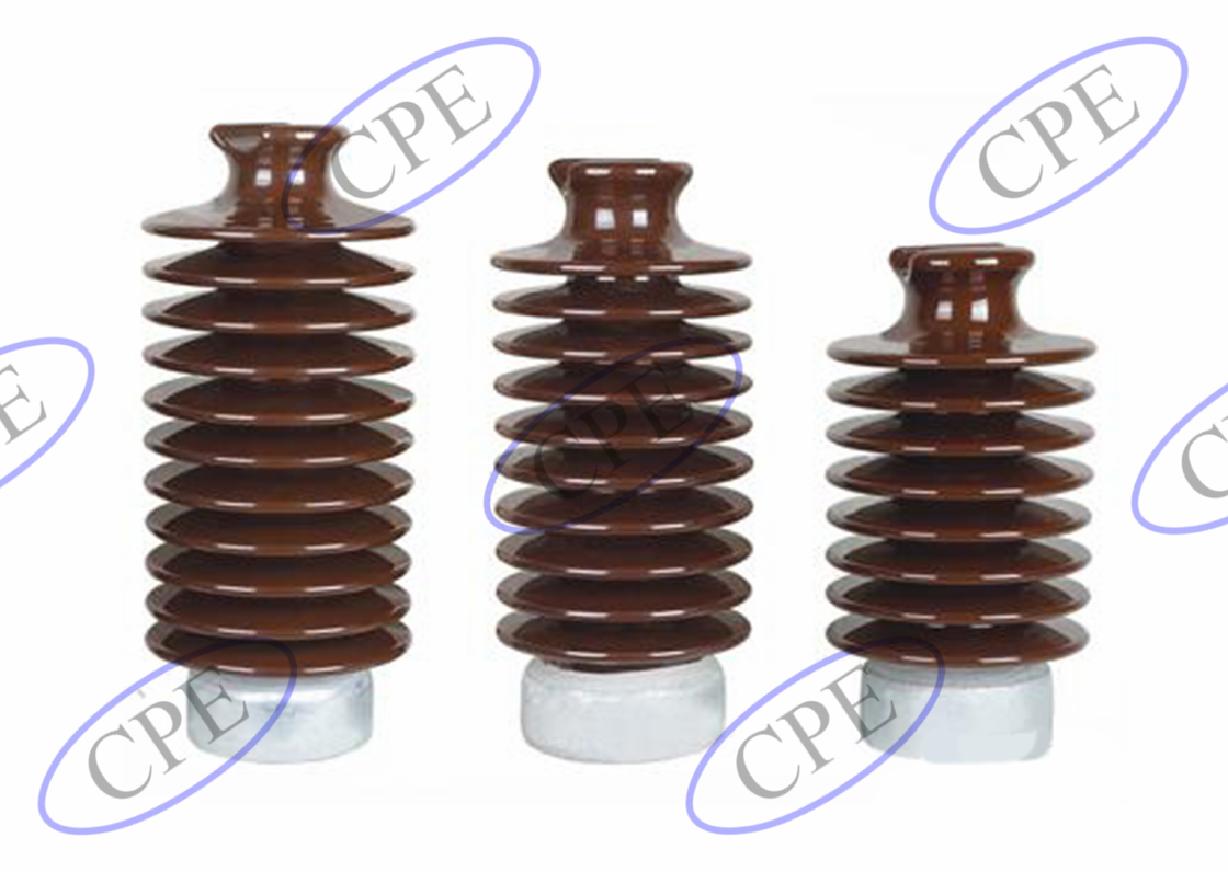 ANSI 57-5S 57-5L Garis Porselen Mengkilap Posting Insulator Leher F