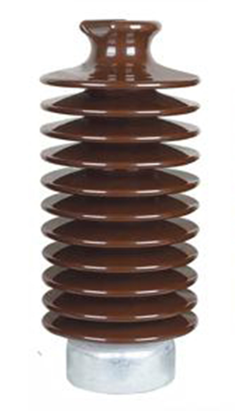 ANSI 57-5S 57-5L Garis Porselen Mengkilap Posting Insulator Leher F