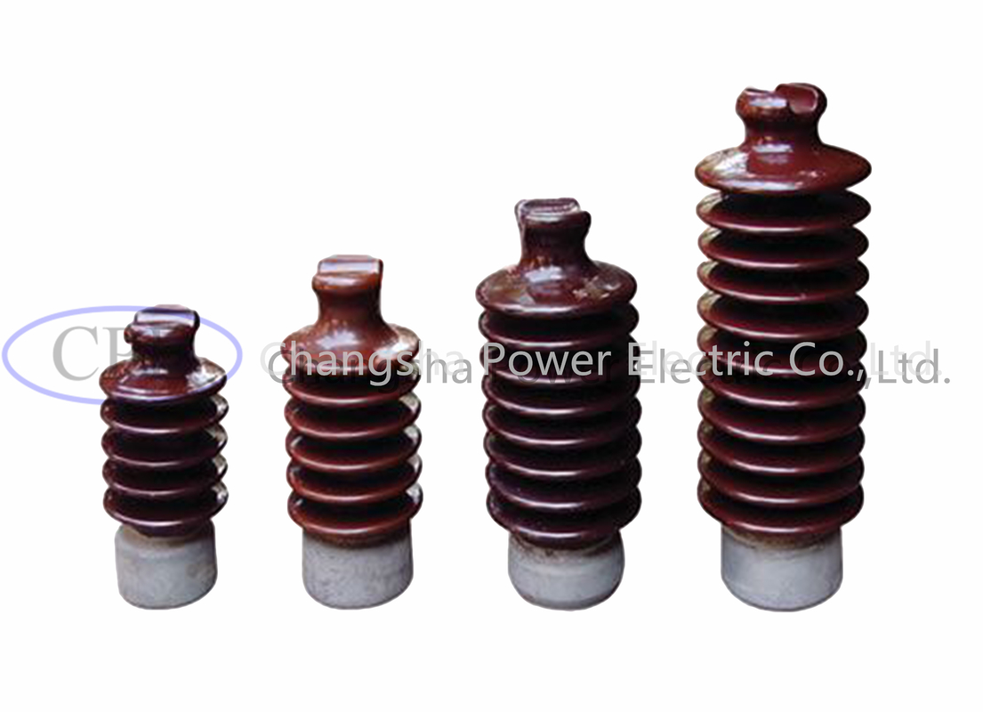 ANSI 57-3 Insulator Pos Porselen Proses Basah Mengkilap