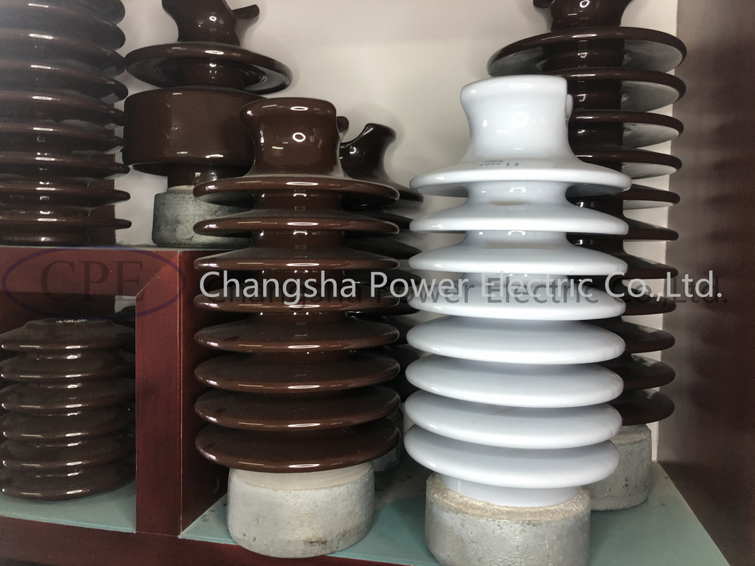 OEM ANSI 57-3 Porselen C-120 Garis Posting F Leher Insulator