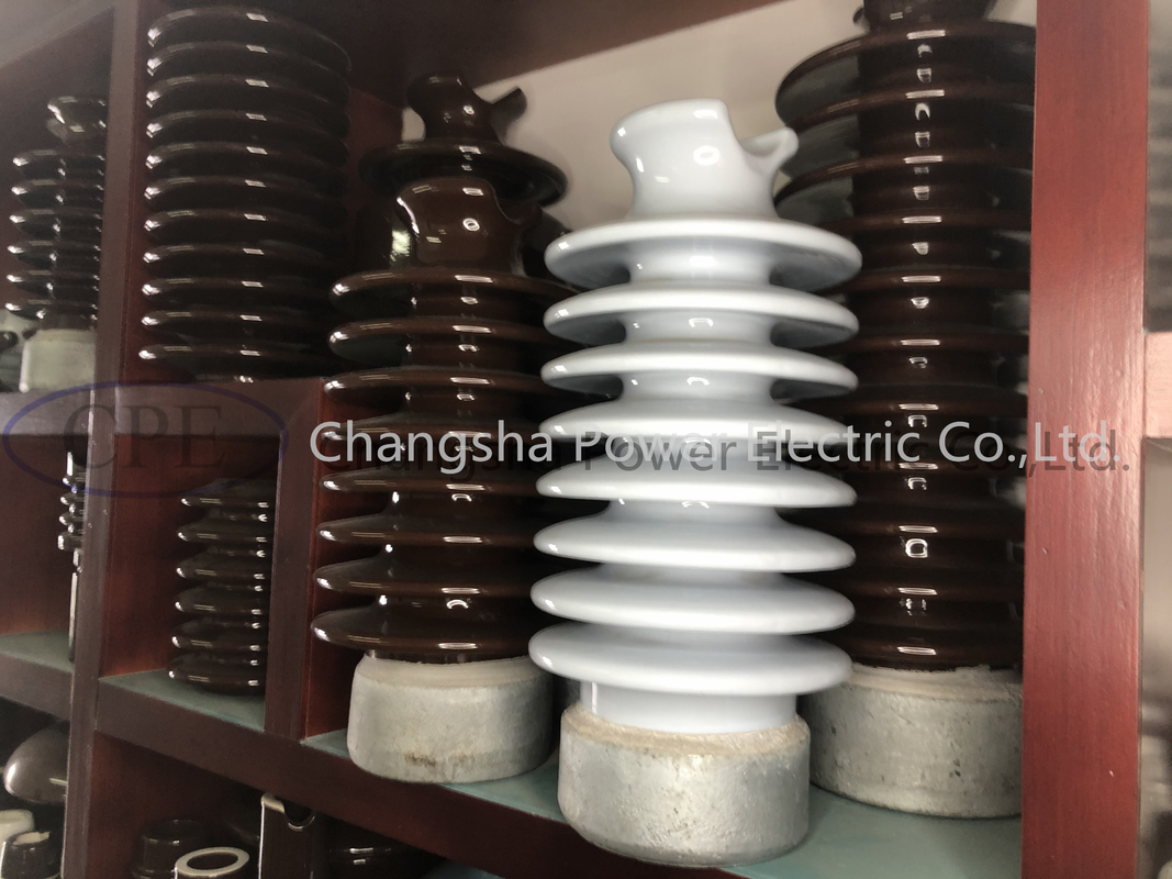 OEM ANSI 57-3 Porselen C-120 Garis Posting F Leher Insulator
