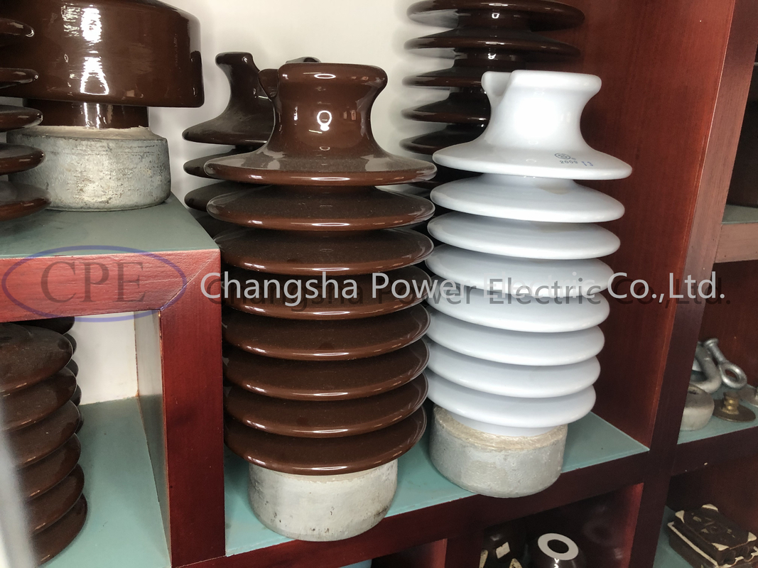 OEM ANSI 57-3 Porselen C-120 Garis Posting F Leher Insulator