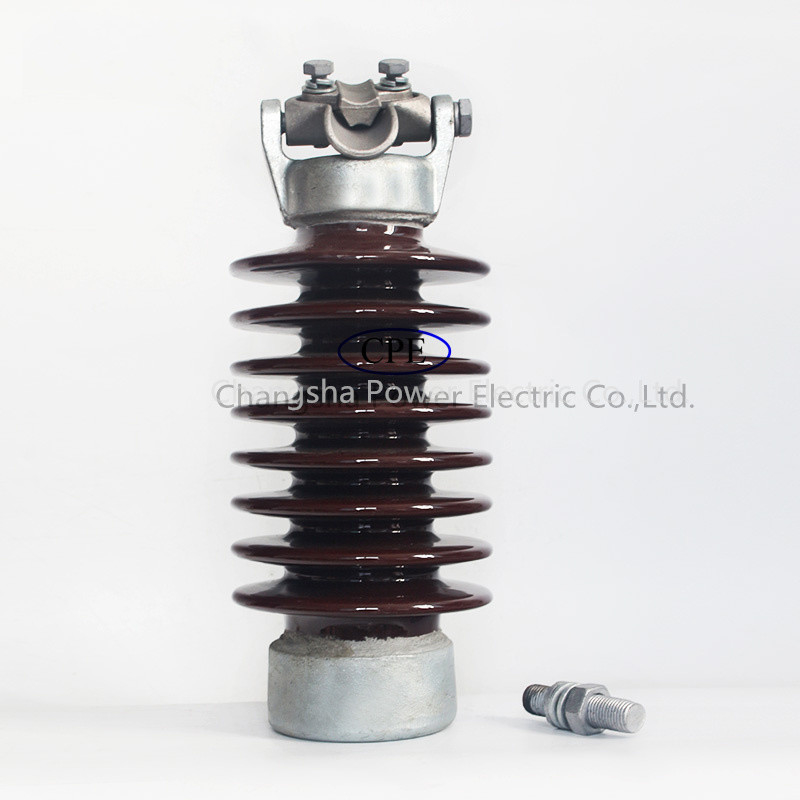 IEC Tegangan Tinggi ANSI 57-13 Line Post Insulator Porselen Keramik