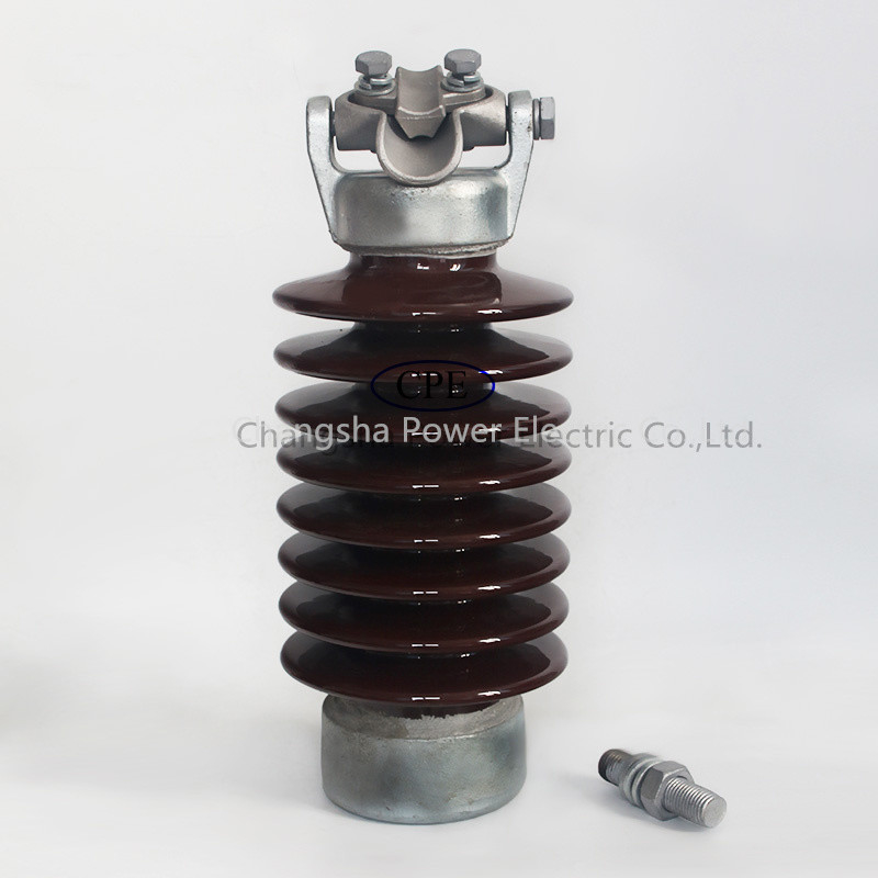 IEC Tegangan Tinggi ANSI 57-13 Line Post Insulator Porselen Keramik
