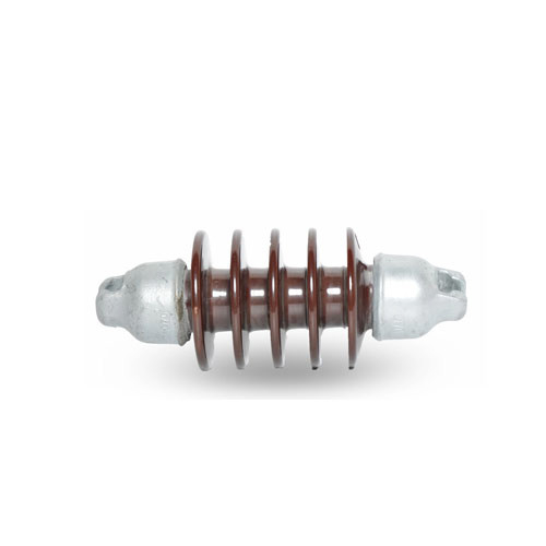 Insulator Jenis Suspensi Coklat Porselen Batang Panjang