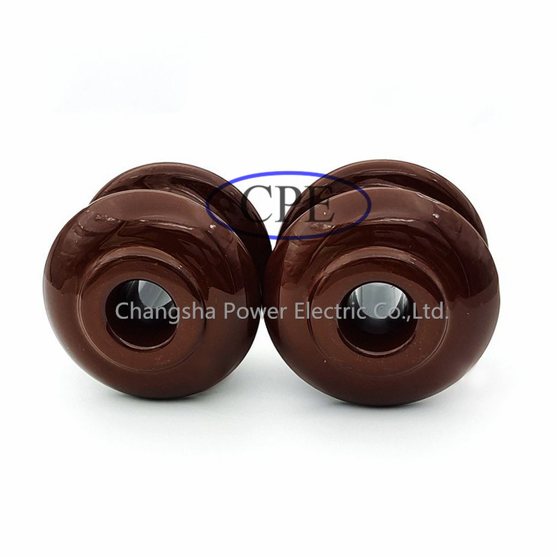 Porcelain ODM Shackle Type Insulator Jarak Creepage ANSI Class Electrical Spool