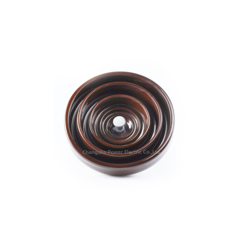 ANSI 52-4 Porcelain Disc Suspension Ceramic Insulator untuk Saluran Transmisi