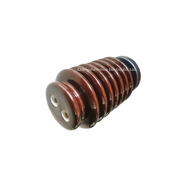 Insulator Kebuntuan Porselen Semi Konduktif OEM Tinggi 210mm IEC 60168